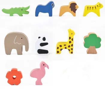 Dropshipping Vippen Toy Animal Cognition Barnet Lære Gave Uddannelse Toy Byggesten Toy Stable Legetøj