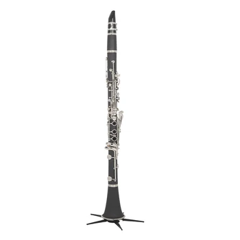 Bærbare Fløjte Stå/Klarinet-Stativ, 5-Benet Holder Stand for Fløjte, Klarinet, Obo Vind Instrument Tilbehør Dele