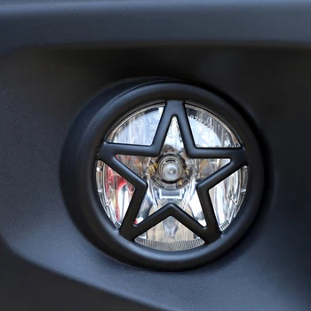 Udvendige Front Tåge Lys Lampe Dække Trim Biludstyr Bil Trim Auto Reservedele Til Suzuki Jimny 2019-2020 Sort Gitter I Grill