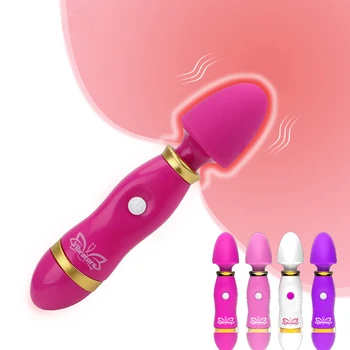 Kraftfulde mundtlige klitoris Vibratorer til Kvinder USB Charge AV Magic Wand Massager Vibrator Voksen Sex Legetøj til Kvinde Sex-Produkter