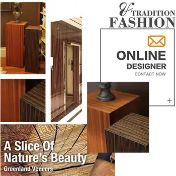 Ebony Finer Gulve DIY Møbler Naturligt Materiale, soveværelse møbler stol tabel Hud Størrelse 250x60 cm seng bord Finér