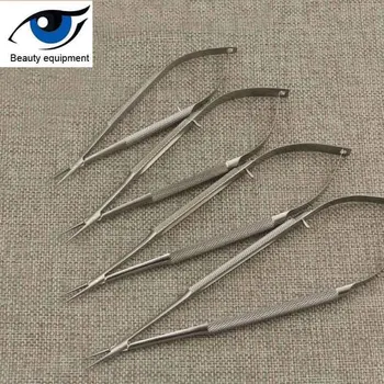 Micro nåleholder kirurgisk instrument af indehaveren nål tråd tænger oftalmologi plast dobbelt øjenlåg nåleholder