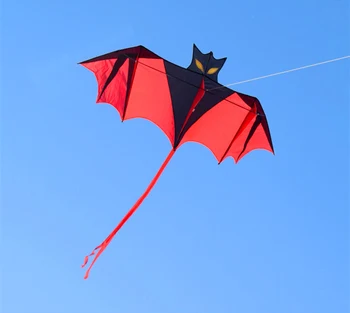 1,6 m bat kite flyvende linje ripstop nylon stof udendørs legetøj kites for voksne aqui lone reel taske parafoil fugl kite board sport