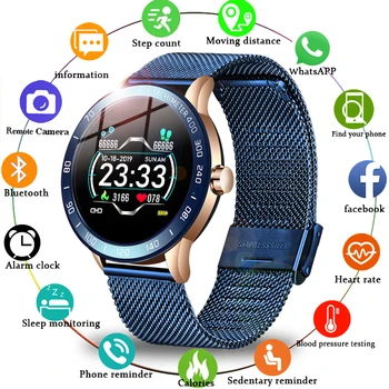 LIGE 2020 Ny Smart Ur Mænd puls, Blodtryk Multifunktion Sport Smartwatch Skridttæller IP67 Vandtæt Fitness Tracker