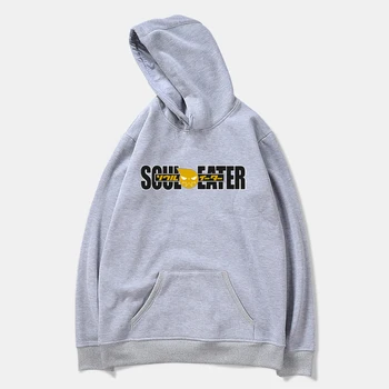 Soul Eater Tegnefilm dreng/piger Par Mode Harajuku Hoodie Mænd/ Dame Sweatshirt Efterår og Vinter Bomuld streetwear tøj Hoody