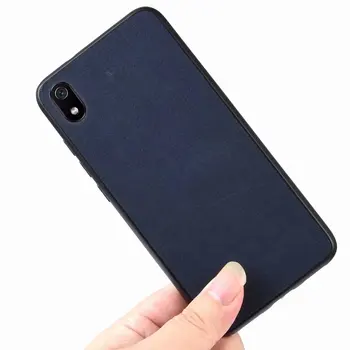 Redmi 7A Læder Hud Tilfældet For Xiaomi Redmi Mi 7A Retro PU Skin Case Til Xiaomi Redmi Mi7 TPU Blød Kant PC Hårdt Tilbage Mobiltelefon Sag