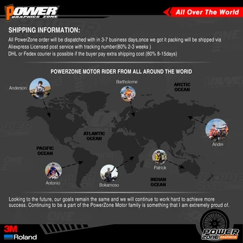 PowerZone Custom Team Grafik Baggrunde Decals 3M Klistermærker Kit Til KTM SX SXF MX 05-06 EXC XCW Enduro 05-07 125 til 500cc 01