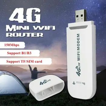 Lte 4g usb-router wifi 3G 4G wifi modem sim-kort låst Stick mobile wifi hotspot, router, Trådløst netværk, USB-Stick Bil 4G Dongle