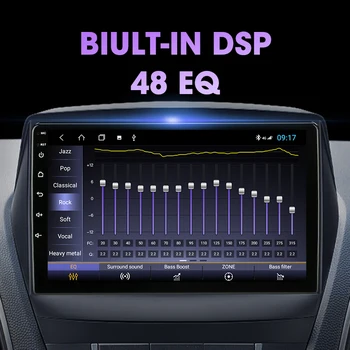 JMCQ T9 4G+64G DSP RDS Android 9.0 Bil Radio For Hyundai Tucson 2 LM IX35 2011-2 din GPS Navigaion Mms Video-Afspiller