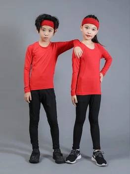 Børnetøj 1 Sæt Quick-Tørring Kompression Pige Sportstøj Sæt Runner Sport, Fitness Træning, der Kører Træningsdragt Undertøj