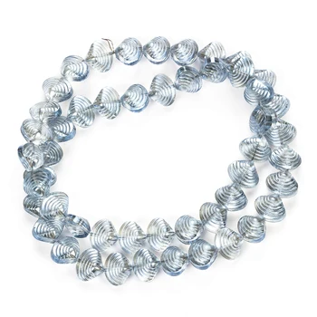 MEIBEADS Krystal Glas Shell Form Spacer Glas Perler, Tilbehør Passer til Armbånd DIY Smykker at Gøre EY5183