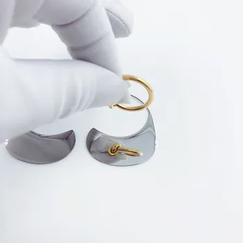 Canner Nye Ankomst Geometriske Design Metallisk Spejl Uregelmæssige Part Gaver Til Kvinder INS Mode Smykker Tilbehør Pendientes
