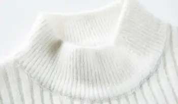 2020 efterår og vinter Behagelig blød basic jakke Sweater kvinder jumper trække femme termisk fortykkelse rullekrave, pullover, sweater