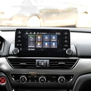 7/8 Tommer Klart Hærdet Glas Film Bil Navigation System Screen Protector For Honda Accord Sport EX EXL Touring EX-L Navi 2018