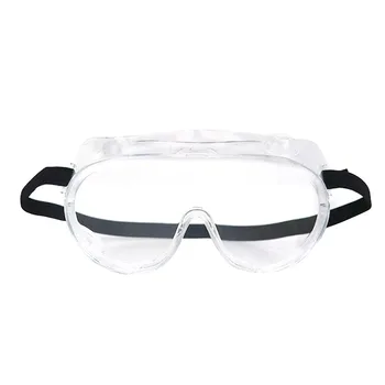 Gennemsigtig Beskyttende okular Udendørs Beskyttelsesbriller Silikone Vindtæt Støvtæt Anti-dug Anti-Virus Dråbe Cykling Briller Briller