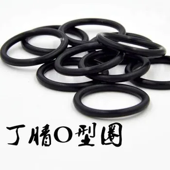 10stk 1,8 mm wire diameter, sort silikone O-ring 42.5 mm-55mm Indre diameter vandtæt isolering elastik slid modstandsdygtige