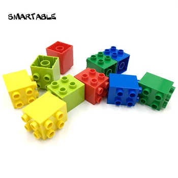 Smartable Stor Mursten Særlige 2x2 med Nitter på 1 Side byggesten Dele Kompatibel Duplo Kreative Legetøj Til Børn 20pcs/Masse