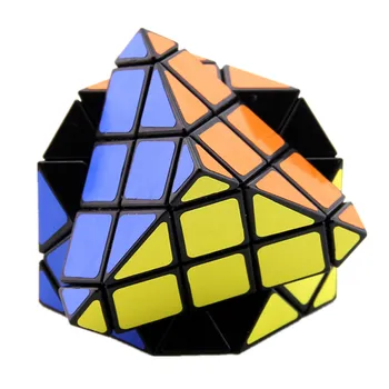 LanLan 8 Akse Hexahedron 6 Overfladen Forestille 4Layers Skewbed Magic Cube Hastighed Puslespil Antistress-Legetøj Til Børn Gave