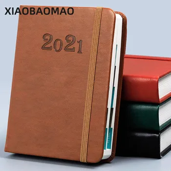 202 Ark A6 Mini Notebook Lomme Tidsskrifter Månedligt Ugentligt Dagligt Planner Studere Arbejde At Gøre Memo Puder Dagsorden Papirvarer