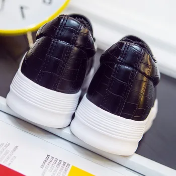 Smarte Snake Print Loafers Kvinde Sølv Læder Sko Kvinder Platform Sneaker Kvinder Sko Flatshoes Elegante Sko til Kvinde 2019