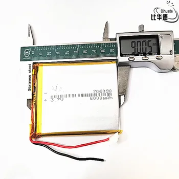 2019 God Qulity Liter energi-batteri 3,7 v li - ion 706090 5000mAh batteri TIL poewr Tablet PC Bærbare