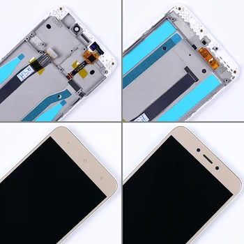Vancca Testet 5.0 tommers LCD-Display Digitizer Assembly For Xiaomi Redmi 4X Ramme touch skærm med 10 Point Funktion Black