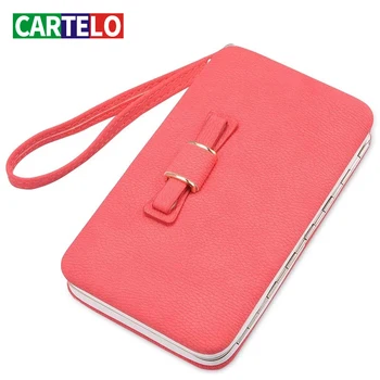 CARTELO 2020 Nye koreanske version af kvinders tegnebog lange mobiltelefon taske bue frokost boks kvindelige taske tidevandet