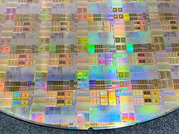 Silicium Wafer Runde 8inch Litografiske Integrerede Kredsløb Halvleder-Chip IC til Udstilling