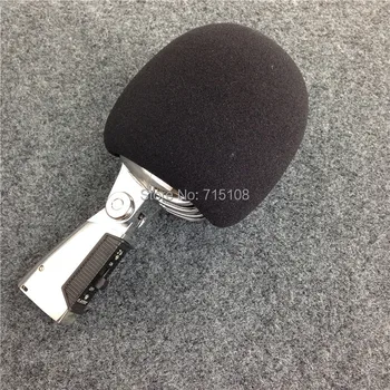 Høj Kvalitet Mikrofon Bolden Form Skum Dække For Vintage Mikrofon Klassiske Mikrofon Forruden Indvendig Størrelse 60*98mm