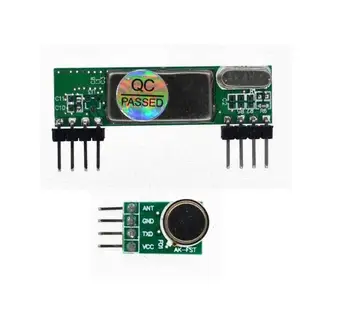 433Mhz Superheterodyne 3400 RF-Sender&Modtager Link Kit Til Arduino ARM MCU 433 mhz