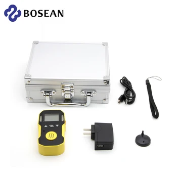 Ozon Gas Detektor Bosean O3 Bærbar Alarm detetcor Vand,Støv og eksplosionssikker ABS & Grip Gummi USB-Genopladelige 0-20ppm O3