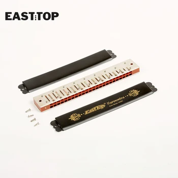 T2406K EASTTOP professionel harmonica 24holes tremolo mundharmonika god lyd med tasten C