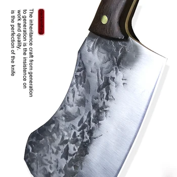PEGASI 7.5 Japansk fortykket knogle-hakkekniv hånd smedning kokkens kniv hjem kniv kød stall dedikeret knogle-hakkekniv