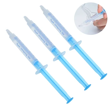AZDENT 3X3ml Dental Udstyr Tandblegning Kit Peroxid Blegning, Oral Gel Kit Ultra Hvid Lampe til Tandblegning