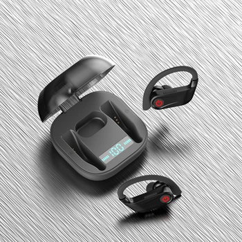 HBQ Q62 TWS 5.0 Bluetooth Ægte Trådløse Hovedtelefoner Øre Krog Sport Earbuds 950mah tilfælde Vandtæt ear hook-Headsets