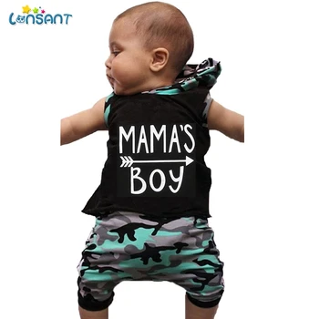 LONSANT Spædbarn Baby Dreng Sommer Tøj, Tøj, T-shirt, toppe+shorts 2stk Sæt Til Nyfødte Baby Drenge Tøj 1st Fødselsdag Sæt N30