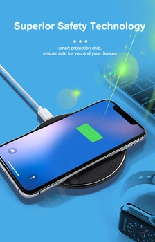 10W Qi Trådløse Oplader Til Samsung Galaxy A51 A71 A70 A50 A70s A50s A31 A21s A41Note 10 Plus 9 8 S20 USB-Hurtig Opladning pad