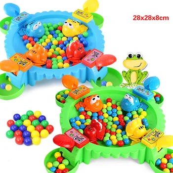 Sjove Stress Relief Toy Sultne Frog Spise Bønner, Spil, Legetøj Familie Fest Forældre-barn Interaktive Spil Legetøj for Børn, Voksne