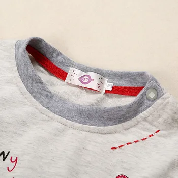 Spædbarn Tøj Til Piger, Tøj Tegnefilm Print-Toppe Denim Jeans Bukser Udstyr 2stk Jul Passer til Baby Kostume