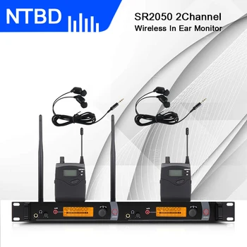 NTBD Stage Performance Sound-Udsendelse SR2050 Professionelle Trådløse In-Ear-Monitoring System 2 Sendere Genskabe Virkelige Lyd
