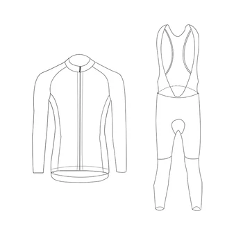 2020 HuanGe Skræddersyet cykel uniform cykling kit Foråret/Efteråret cykling tøj jersey ropa de hombre 2020