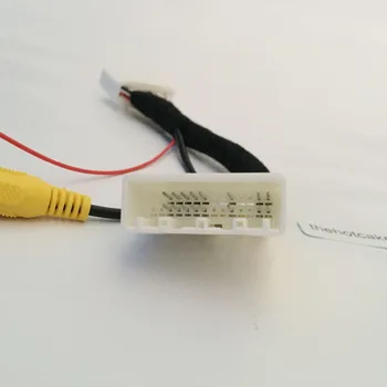 Thehotcakes Oprindelige Video-indgangskontakten RCA Adapter Stik-Wire Kabel Til Toyota Yaris / Scion iA 2013~2017 bakkamera