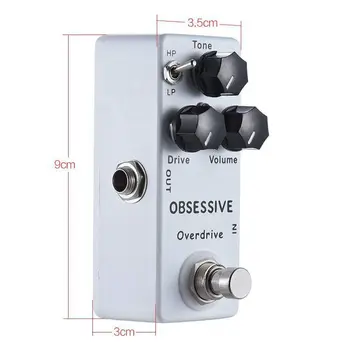 Mosky Obsessiv-Kompulsiv Kørsel OCD Overdrive Guitar-Effekt-Pedal &True Bypass