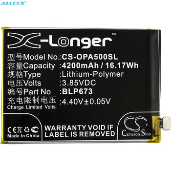 Cameron Sino 4200mAh Batteri BLP673 for OPPO A2 Pro, A3s, A5, AX5, CPH1803, CPH1805, CPH1851, PBAM00, PBAT00, R15 Neo, Zloiforex 2