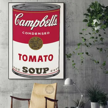 Nordisk Kunst Plakater og Prints Campbell ' s Soup Dåser Væg Kunst, Lærred Maleri Billeder Til stuen Kunst Home Decor