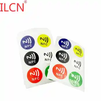 NTAG213 NFC-Tags Anti Metal Tags, Klistermærker RFID For Alle NFC-Telefoner Selvklæbende Mærkat Universal Lable Ntag213 Tag 5 6 Farver