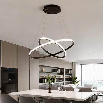 Led-vedhæng lys moderne hængende lampe til stuen dekoration nordiske lampe suspension lampe hængende lys i lampen