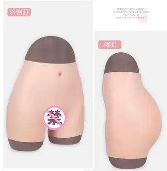85CM Silikone Realistisk Vagina Trusser Shemale Transvestit Fisse Bukser Transseksuelle Kunstige Sex Falske Undertøj Lift Hip 2G