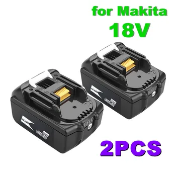 Original 18V18Ah Batteri 18000mah Li-Ion-Batteri Udskiftning Power Batteri til MAKITA BL1880 BL1860 BL1830battery+4A Oplader