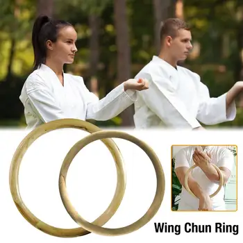 Kinesisk Kung Fu Wing Chun Hoop Træ, Rattan Ring Klæbrig Hånd Styrketræning Udstyr Trænings-Og Wing Chun Kongfu Motion
